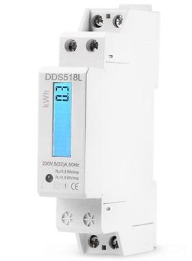 Sngle Phase LCD Backlt Wattmeter Power Consumpton Watt En