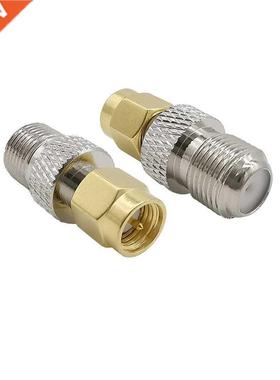1Pcs F Female Jack to SMA Male Straight RF Coaxial Coax Adap