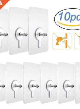 10pcs Strong Adhesive Seless Sticky Wall Hook Nail Mountin