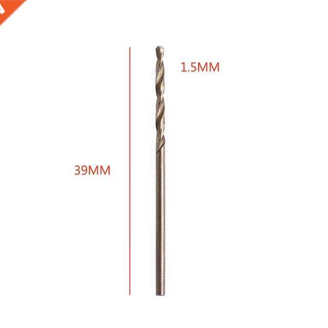 10pcs 1-5mm Cobalt Contanng Fred Dough Twst HSS Drll B