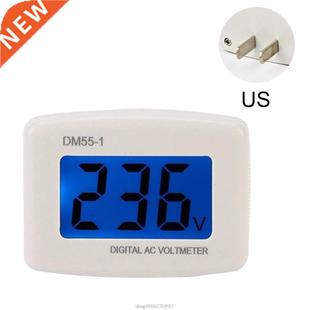 Test DM55 LCD Plug Digital Voltage 300V Monitor