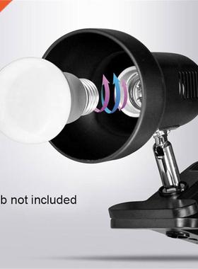 lack White E27 Desk Lp for Dorm Room Clip DIY Tale Lp