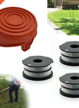 1*Strimmer Spool Cover Cap + *Line Spools For Black & De