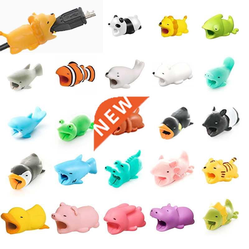 Cable Protector Animal Cute Cartoon Bites Winder Organizer F