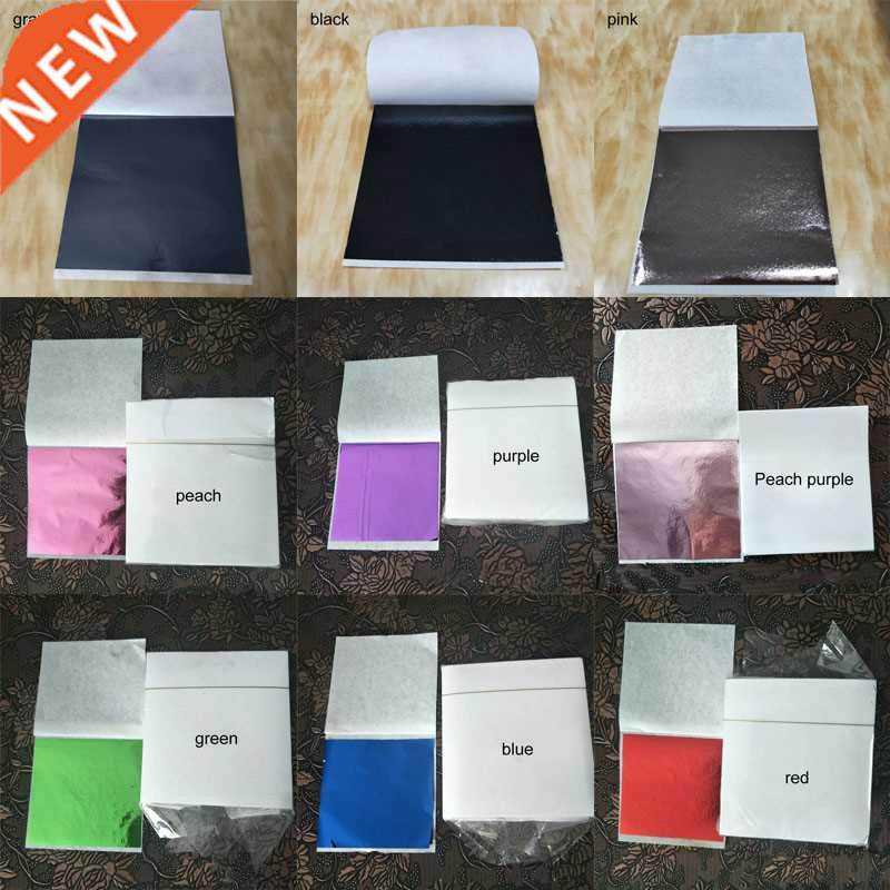 Design Paper  Craft Decor 100Pcs Imitation Gold Sliver C