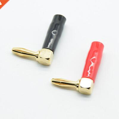 2pcs/1pair Right Angle 90 Degree 4mm Banana Plug Screw L Typ