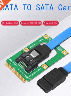 MSATA to SATA Converter Cd Mini SATA to 7 Pin SATA Extensi