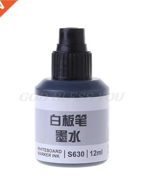 *12ml Refill Ink Refilling Inks Whiteboard Marker Pen Black