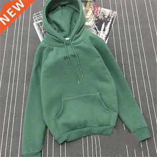 Fleece Print Autumn Harajuku Winter Letter Fsdhion Yes