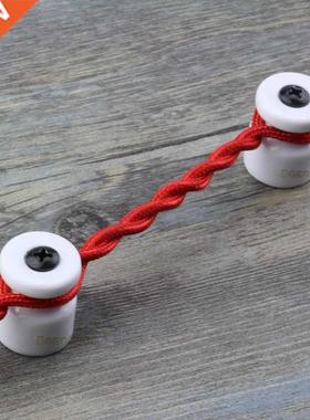 5 Pieces 10 Pieces Ceramic Wall Insulator for Wiring Porcela