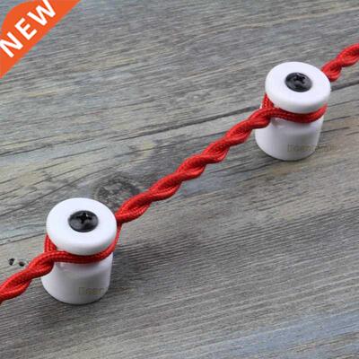 5 Pieces 10 Pieces Ceramic Wall Insulator for Wiring Porcela