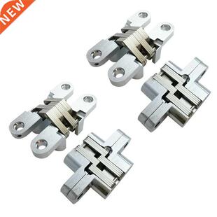 4PCS Cross Hinge Folding Gate Hinges Concealed Invisible Hin