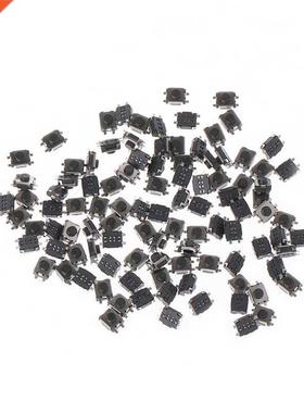 100 Pcs 3x4x2mm 4 Pin SMD Micro Momentary Push Button Tactil