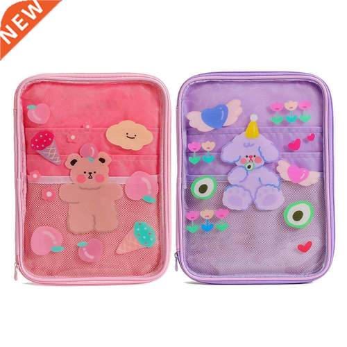 11 Inch Cartoon Print Tablet tive Pouch Transparent Ba