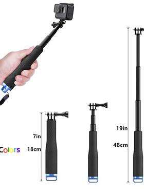 48cm Aluminum Alloy Extendable Handheld Selfie Stick Telesco
