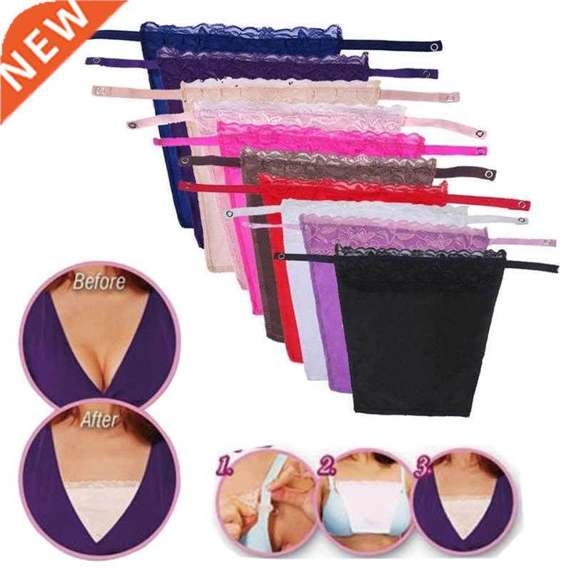 Women Quick Easy Clip-on Lace Mock Camisole Bra Insert Wrapp