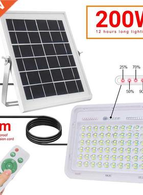 200W Super Bright outdoor solar spotlights 10000mAh battery