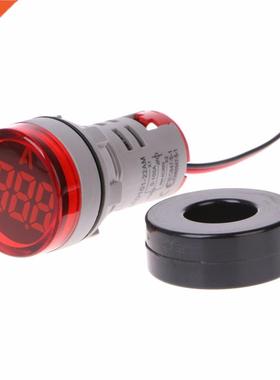 AC 220V 22mm Digital Ammeter 0-100A Current Monitor Meter Si
