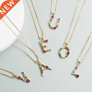 Necklace Women& Style English Colo Bohemia Letter New 9;s