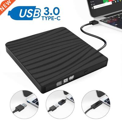 Portable USB 3.0 Slim External DVD RW CD Writer Drive Burner