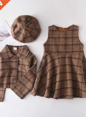 Menoea Kids Clothes Girls Set 2021 Autumn Fashion Winter Woo