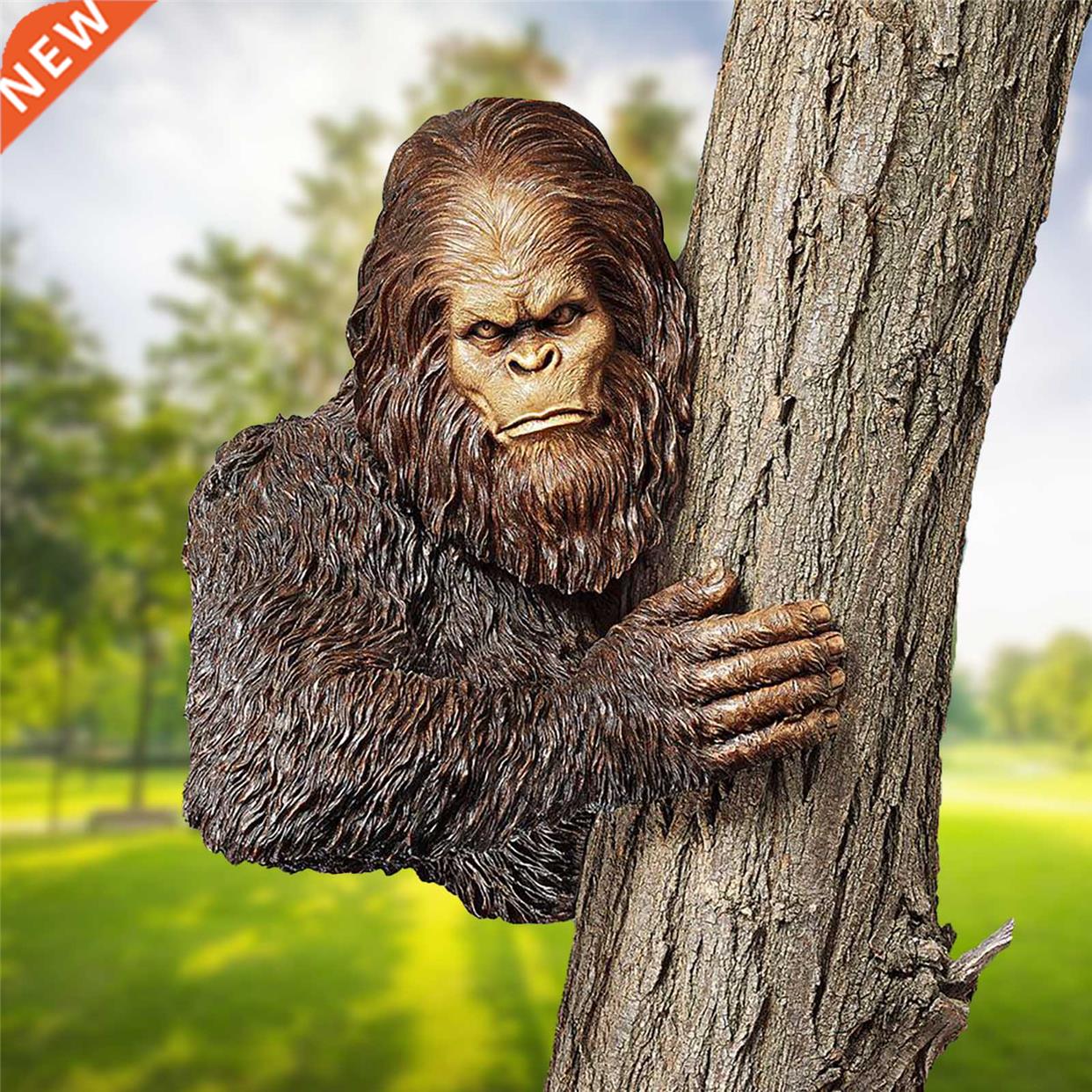 Outdoor Garden Gorilla Statue Resin Statue Animal Monkey Fig