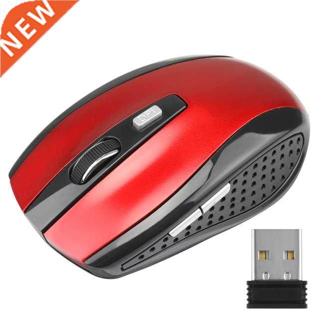 2.4GHz Wireless Mouse Adjustable DPI Mouse 6 Buttons Optical