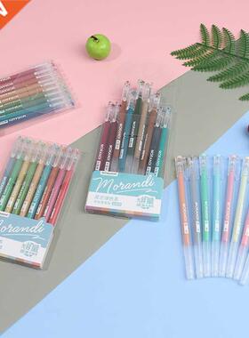 9pcs Multi-color Pen Large-capacity Color Hand Account Pen S