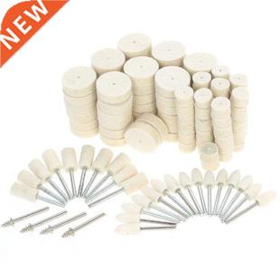 Wheel Felt 20mm Buffing Polishing Mounted Wool 145Pcs