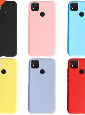 For Xiaomi Redmi 9C Silicone Candy TPU Simple Cover Phone Ca