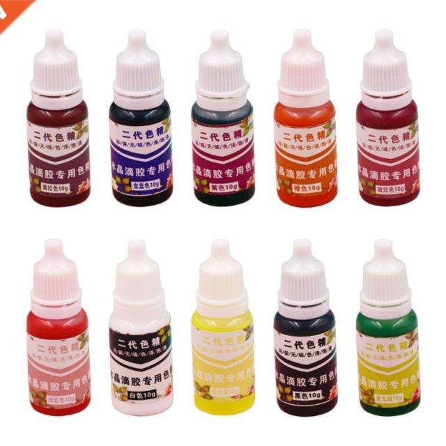 10 Pcs/set Resin Pigments Highly Concentrated Oily Colorant