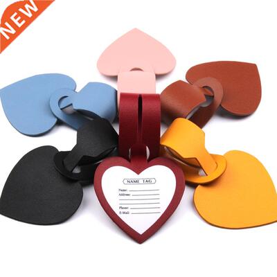 New Lovely Heart Suitcase Luggage Tag Bag Pendant Travel Acc