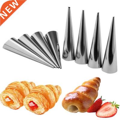 12pcs High Quality Conical Tube Cone Roll Moulds Stainless S