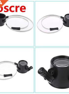 15X Monocular Glass Magnifier Watch Jewelry Repair Tools LED