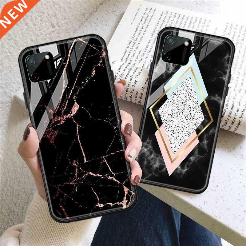 Realme C3 Case C11 C15 V3 V5 6i 7 X7 Pro Tempered Glass Pro
