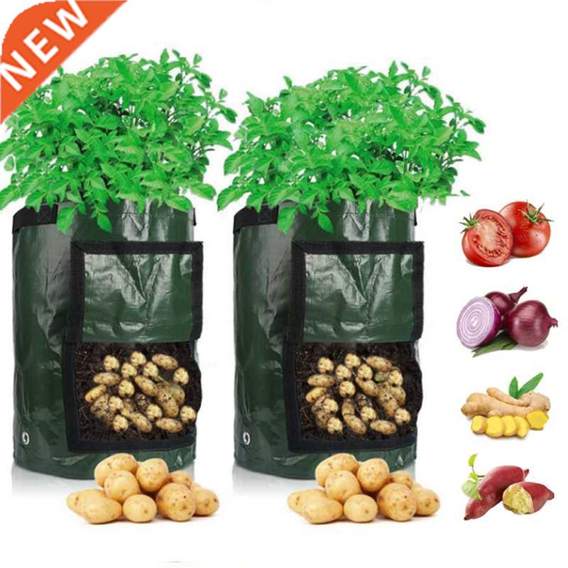 Potato Grow Bag PE Vegetable Onion Plant Bag with Handle Thi