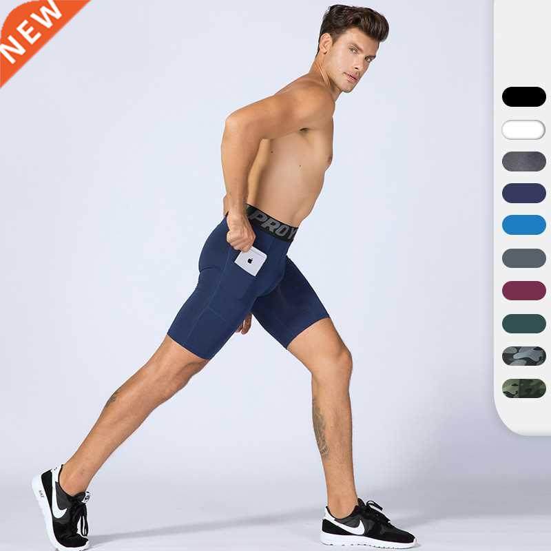 Men Running Shorts With Phone Pocket Quick Dry Workout Gym S