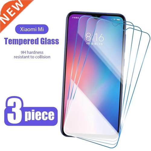 3Pcs tempered Glass For Xiaomi Mi 9 11 Lite 5G 10T Pro Scree