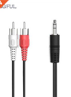 for Speakers DVD TV Double Dual 2 RCA Male Auxiliary Cable