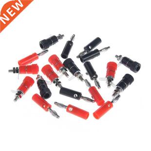 10 Pairs Red 4mm Binding Post Speaker Terminal Banana Plug S