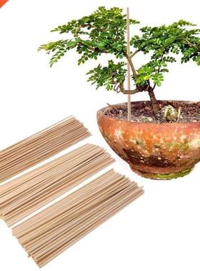50 Wooden Plant Grow Support Bamboo Plant Sticks Garden Cane
