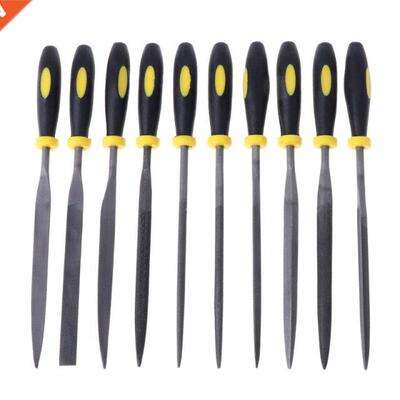 10 Pcs Needle Fle Set For Jeweler Wood Carvng Craft Metal