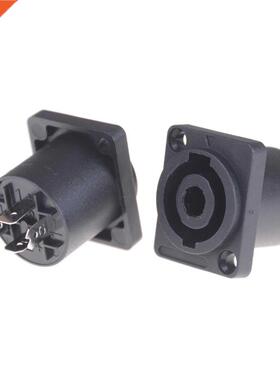 2Pcs 4 Pole Female Jack Compatible Audio Cable Connector So