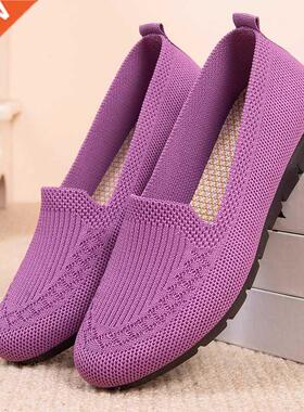 Casual Shoes Women's Summer Mesh Breathable Flat Shoes Ladie