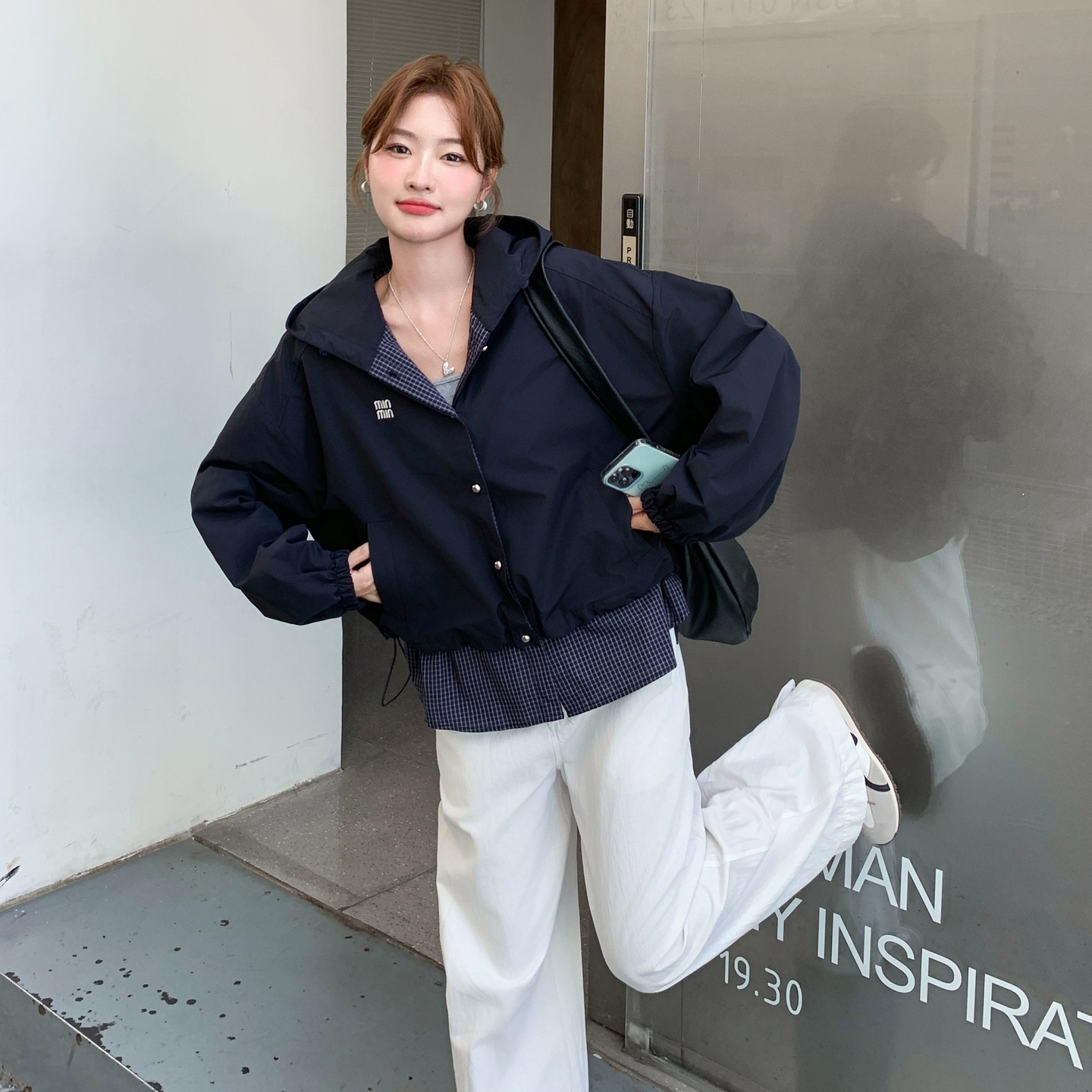 新款首发秋季休闲拼接外套2C098-9039P155K228