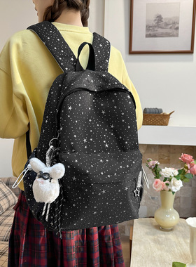 书包初中生双肩包女高级感ins小众旅游轻便高颜值上班通勤背包女