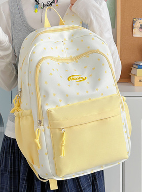 书包女成人旅游轻便高颜值ins小众可爱简约小学生初中高中双肩包