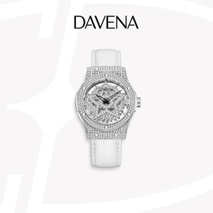 【圣诞礼物】DAVENA蒂玮娜时来运转五芒星满天星高级感腕表送女友