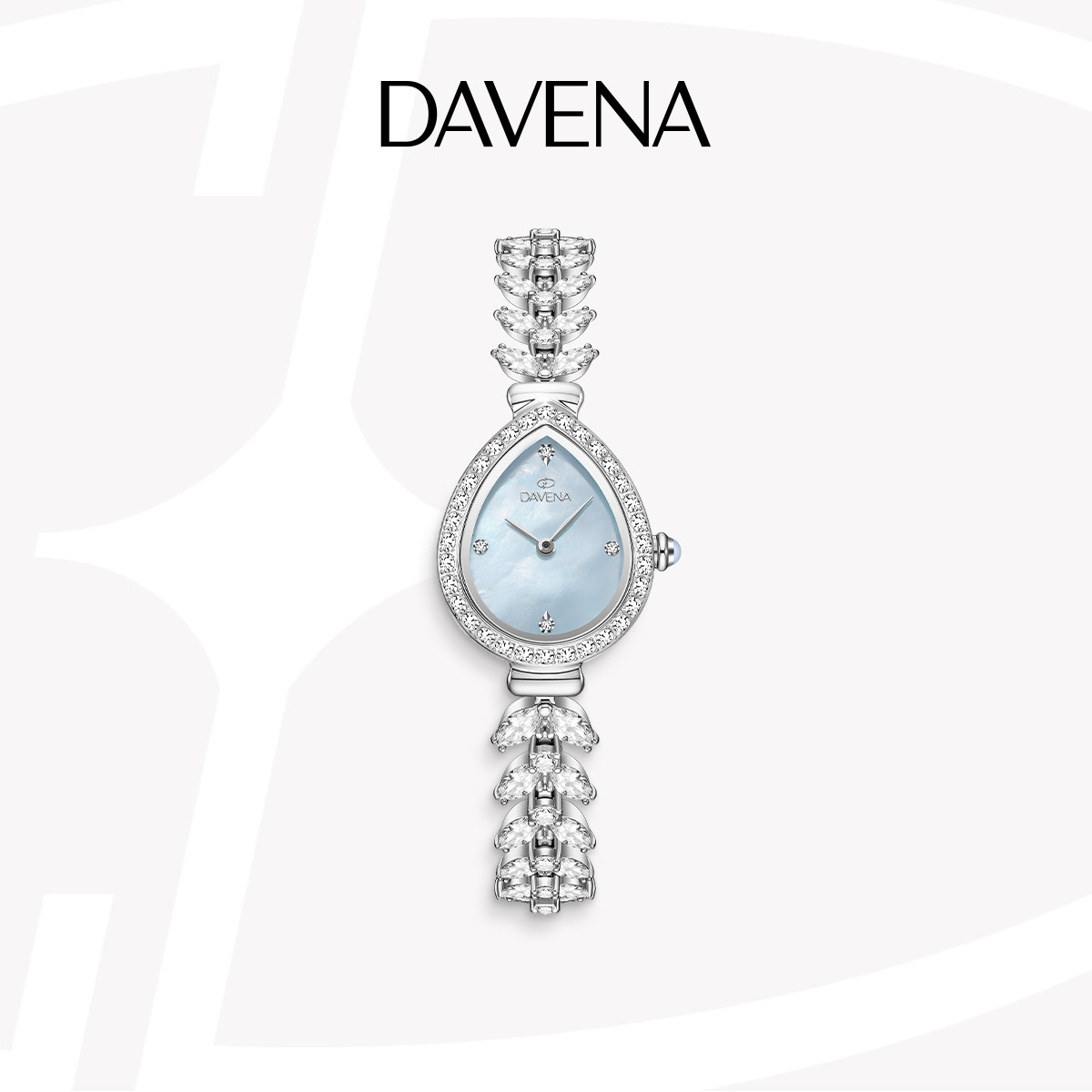 【新品上新】DAVENA蒂玮娜蓝眼泪美人鱼轻奢腕表生日礼物送女友