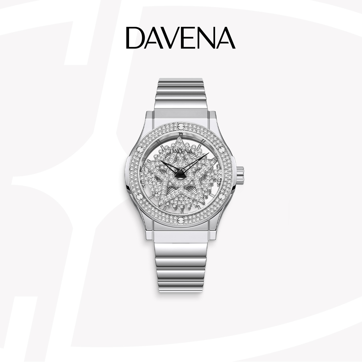 时来运转五芒星手表女款钢带